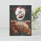 The Bakersfield Basque Crab Cake Killer California Feestdagenkaart (Staand voorkant)