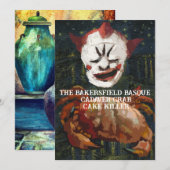 The Bakersfield Basque Crab Cake Killer California Feestdagenkaart (Voorkant / Achterkant)