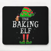 The Baking Elf Group Matching Family Christmas Coo Muismat (Voorkant)