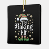The Baking Elf Group Matching Family Kerstmis Keramisch Ornament (Links)