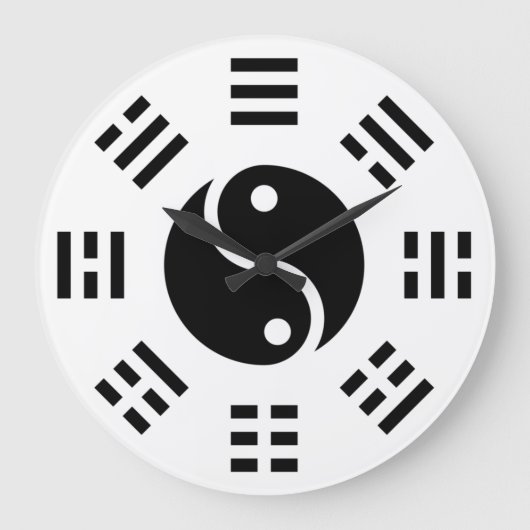The Balance: Ba Gua, eight trigrams  yin yang TCM  Grote Klok (Voorkant)