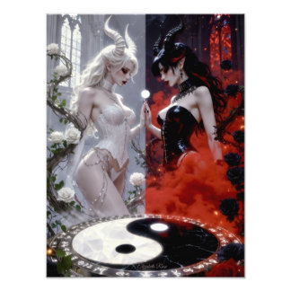 The Balance of Beauty  Foto Afdruk