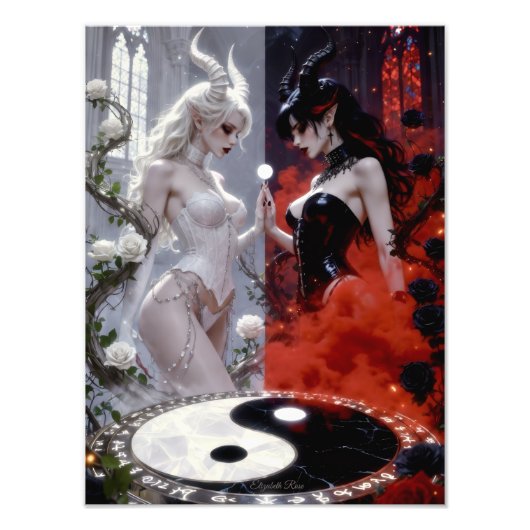 The Balance of Beauty  Foto Afdruk (Voorkant)