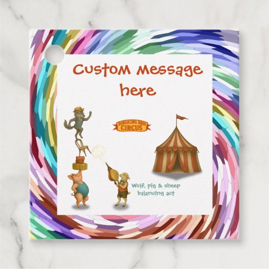 The Balancing Bunch Bedankjes Labels (Voorkant)