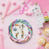 The Balancing Bunch Papieren Bordje (Feest)