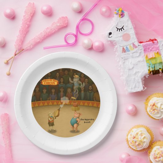 The Balancing Bunch Papieren Bordje (Feest)
