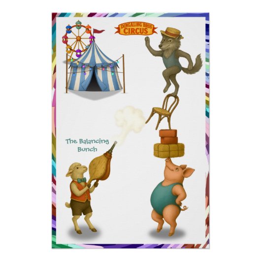 The Balancing Bunch Perfect Poster (Voorkant)