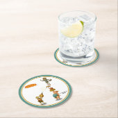 The Balancing Bunch Ronde Kartonnen Onderzetter (Insitu)