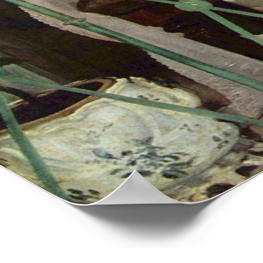 The Balcony - Edouard Manet Poster (Hoek)