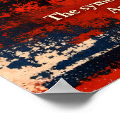 The Bald Eagle’s Gaze Patriot Art Poster (Hoek)