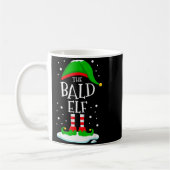 The Bald Elf Christmas Family Matching Xmas Group Koffiemok (Links)