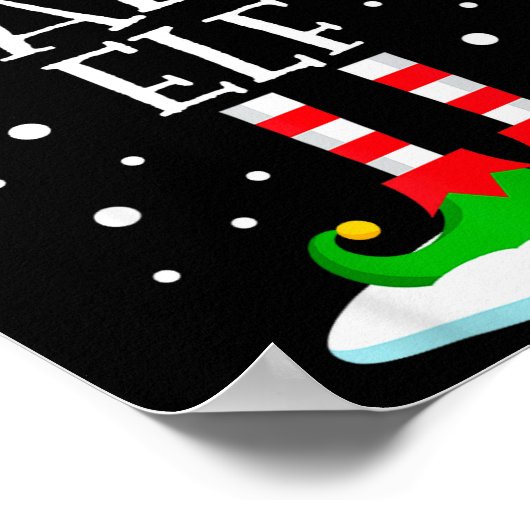 The Bald Elf Christmas Family Matching Xmas Group  Poster (Hoek)