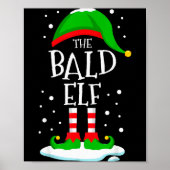 The Bald Elf Christmas Family Matching Xmas Group  Poster (Voorkant)