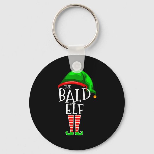 The Bald Elf Family Matching Group Christmas Gift  Sleutelhanger (Voorkant)