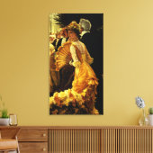 The Ball, c.1878 Canvas Afdruk (Insitu (Woonkamer))