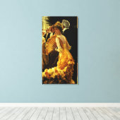 The Ball, c.1878 Canvas Afdruk (Insitu (Houten vloer))