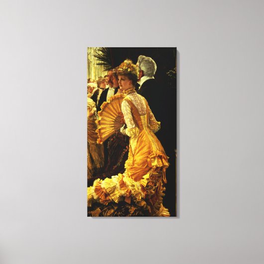 The Ball, c.1878 Canvas Afdruk (Voorkant)