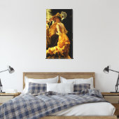 The Ball, c.1878 Canvas Afdruk (Insitu (Slaapkamer))