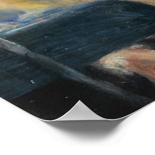 The Ball, door Pierre-Auguste Renoir Poster (Hoek)