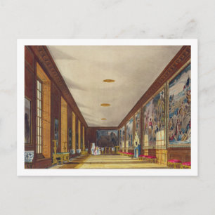 The Ball Room, Hampton Court, uit 'The History of Briefkaart