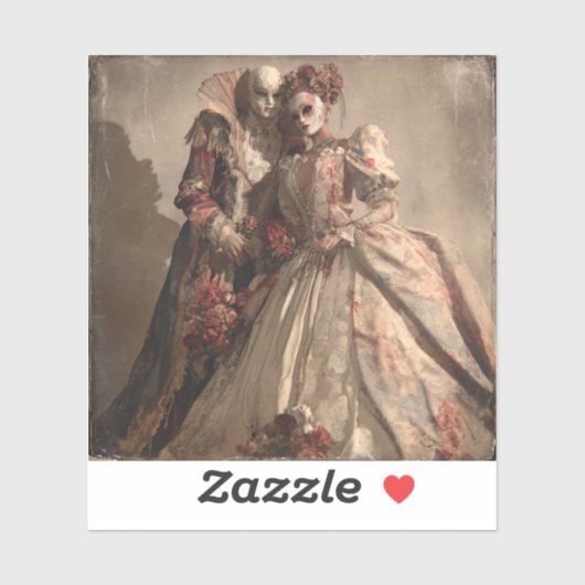 The Ballade of Her Bones — Gothic Fine Art  Sticker (Vel)