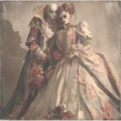 The Ballade of Her Bones — Gothic Fine Art  Sticker (Voorkant)