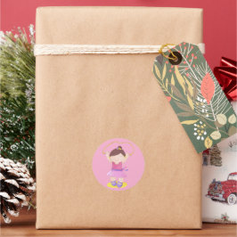 The Ballerina Jumping Rope Ronde Sticker