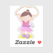The Ballerina Jumping Rope Sticker (Vel)