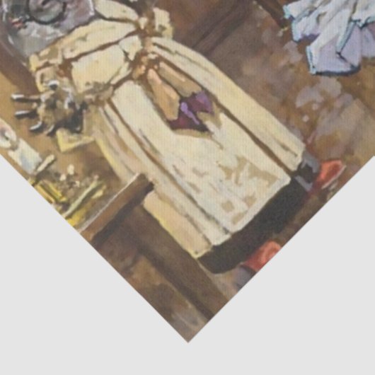 "The Ballerina" van Harry Rountree Tissuepapier (Detail)