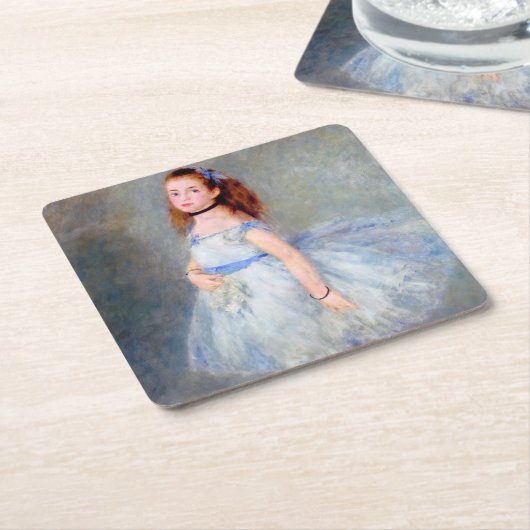 The Ballet Dancer, Renoir Kartonnen Onderzetters (Schuin)