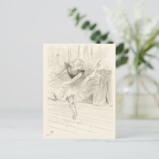 The Ballet Dancer, Toulouse-Lautrec Briefkaart