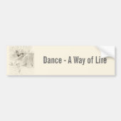 The Ballet Dancer, Toulouse-Lautrec Bumpersticker (Voorkant)