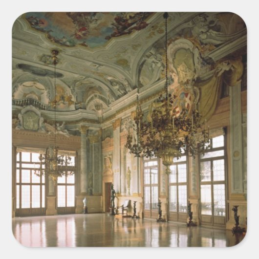 The Ballroom (foto) Vierkante Sticker (Voorkant)