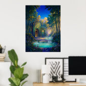 The Bamboo Sanctuary Poster (Thuiskantoor)