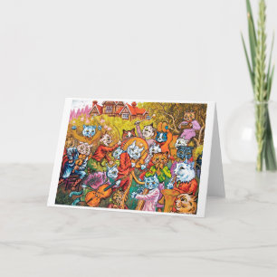 The Band Plays, Louis Wain Kaart