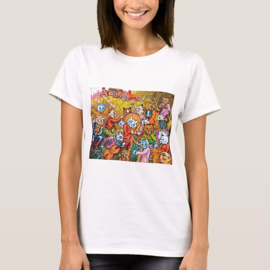 The Band Plays, Louis Wain T-shirt (Voorkant)