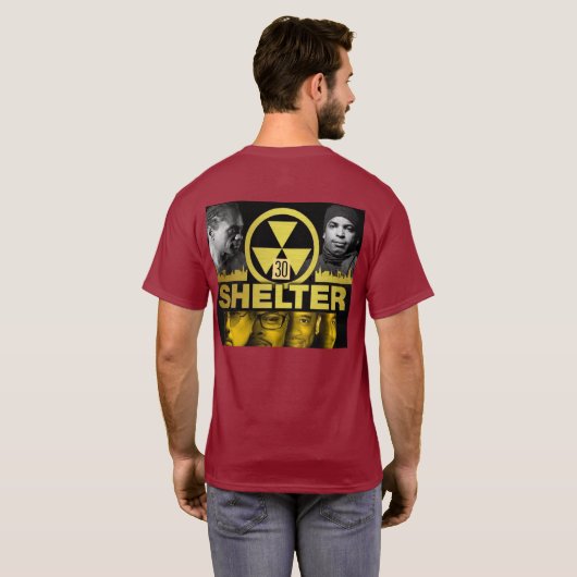 The Banger Podcast Shelter 30 Jubileum T-Shirt (Achterkant volledig)
