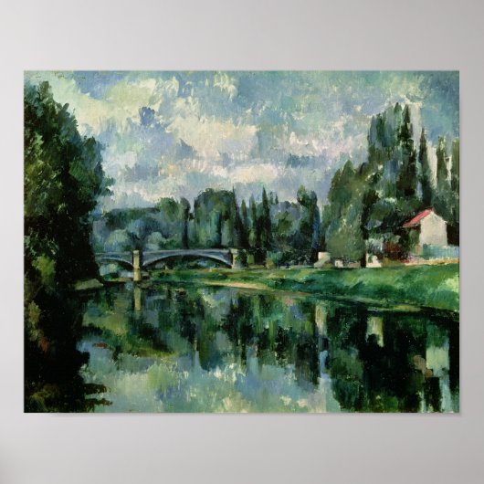 The Banks of the Marne at Creteil, c.1888 Poster (Voorkant)