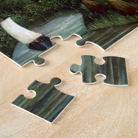 The Banks of the Oise, 1905 (olie op canvas) Legpuzzel (Zijkant)