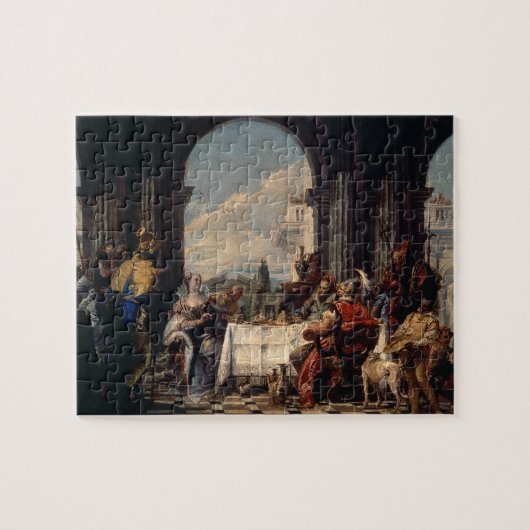 The Banquet of Anthony and Cleopatra, c.1744 (oil) Legpuzzel (Horizontaal)