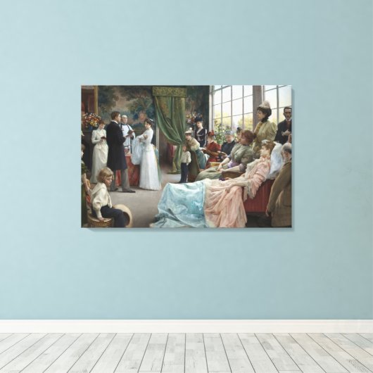 The Baptism Canvas Afdruk (Insitu (Houten vloer))