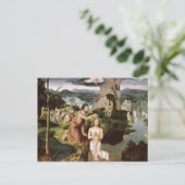 The Baptism of Christus, c.1515 Briefkaart (Staand voorkant)