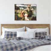 The Baptism of Christus, c.1515 Canvas Afdruk (Insitu (Slaapkamer))