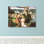 The Baptism of Christus, c.1515 Canvas Afdruk (Insitu (Houten vloer))