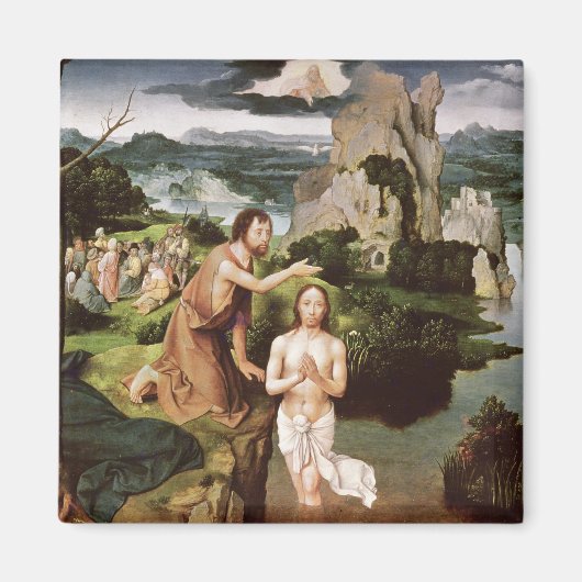 The Baptism of Christus, c.1515 Magneet (Voorkant)