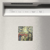 The Baptism of Christus, c.1597 (olie op canvas) Magneet (Insitu (Vaatwasser))