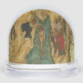 The Baptism of Jesus Christ Orthodox Icon Sneeuwbol (Achterkant)