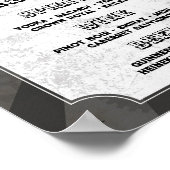 The Bar Wedding Steampunk Wedding Hearts Cogs Poster (Hoek)