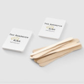 The Barbecue king crownadd name text cooking best Handwaaier (Niet-gemonteerd)