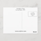 The Barber of Suez" door Leon Bonnat, 1876. Briefkaart (Achterkant)